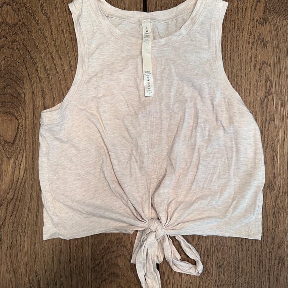 Lululemon Time to Restore Tank‎ Heathered Dune Size 2 - Picture 1 of 3
